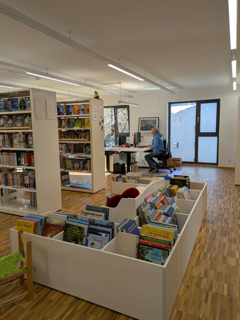 Ansicht der Bücherei