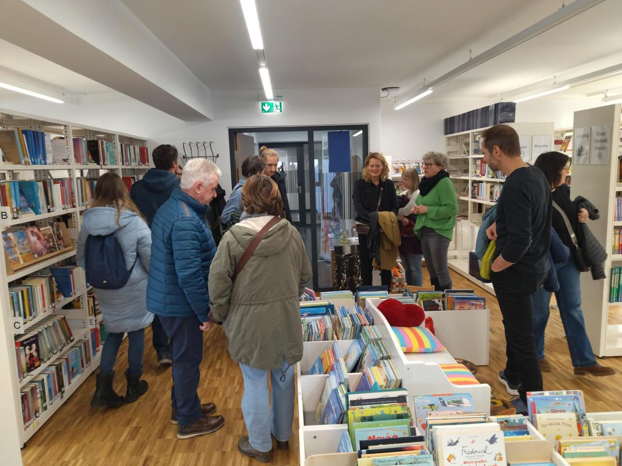Unsere neue Bücherei