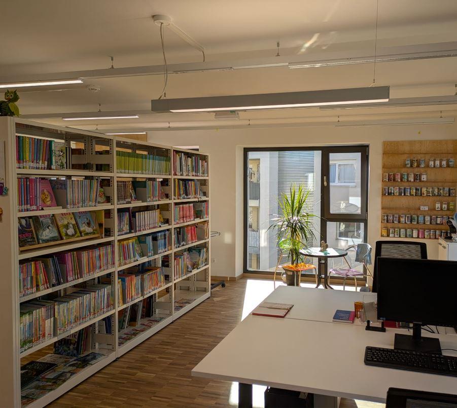 Unsere neue Bücherei